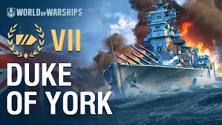 Армада за 90 секунд: Duke of York. Гайд по кораблю World of Warships.