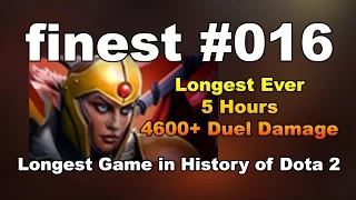 finest Dota 2 Games #016 - LONGEST GAME IN HISTORY