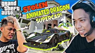 STEALING a ANIMATED DRAGON SUPERCAR | GTA 5 (IYAK NANAMAN IDOL NYO!🤣)