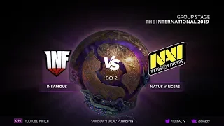 🔴 [TI9] NAVI vs Infamous | VP vs VG | Bo2 | The International 2019 LIVE