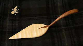 Hand Carving a Pie Serving Spatula