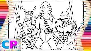 Ninja Turtles Mutant Mayhem Coloring Pages/Ninja Turtles Team/Unknown Brain - Why Do I? /NCS Music