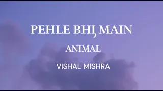 Pehle Bhi Main (LYRICS) - Vishal Mishra | ANIMAL | Ranbir Kapoor, Rashmika, Anil K |