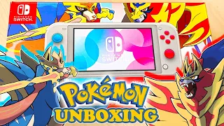 Pokemon Sword & Shield Nintendo Switch Lite Zacian & Zamazenta Edition Unboxing & chit chat!