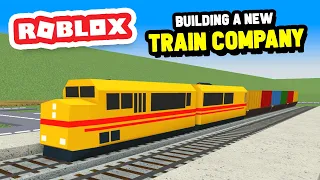 Building a CARGO TRAIN COMPANY in Roblox