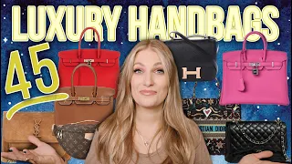 Designer Handbag Collection 2021 | 45 Bags! Hermes, Chanel, LV, Dior, Saint Laurent