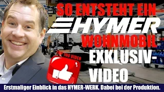 So wird ein Wohnmobil gebaut.Erstmals live im HYMER - Werk. Werksführung direkt in der Produktion.