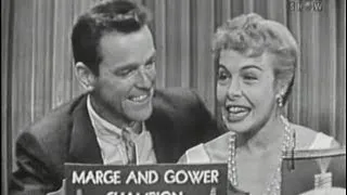 What's My Line? - Marge & Gower Champion; Mary Healy [panel] (May 15, 1955)