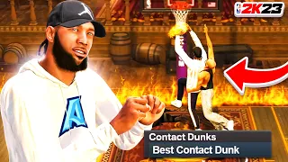 HOW to GET A CONTACT DUNK EVERY TIME on NBA 2K23! NEVER GET BLOCKED AGAIN & GET UNLIMITED CONTACTS!