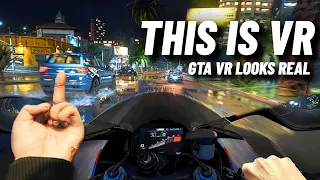 Modded GTA VR Looks Like REAL LIFE! // GTA V VR Natural Vision Remastered