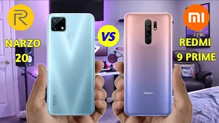 Realme Narzo 20 vs Redmi 9 Prime | Specification | battery test | gaming test | review |