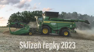 John Deere X9 1000 no. 45 Elizabeth + HD 40X, 8345R + Horsch Titan 34 UV - Daňhel Agro