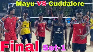 Firing match 💥 25k match final 🔥Mayu VS Cuddalore ⚡️seven_star_volley ❤️support makkaley //