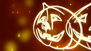 Halloween Pumpkins Background Video Animation Motion Background Loop No Copyright