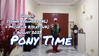 Pony Time - Line Dance (vonne Verhagen (NL) & Michelle Risley (UK) - August 2023) - demo