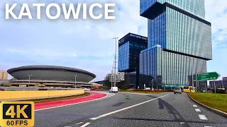 City Driving 4K: Katowice Poland 2024