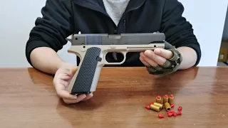 Colt M1911 Blowback Toy Gun Unboxing 2022 - Auto Shell Ejecting Pistol