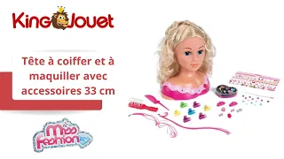 Tête à coiffer et à maquiller avec accessoires 33 cm (869617)