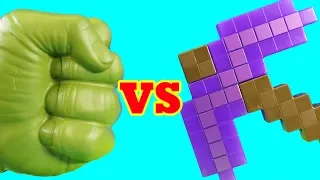 Hulk Family Vs Minecraft Family | Mega Battle
