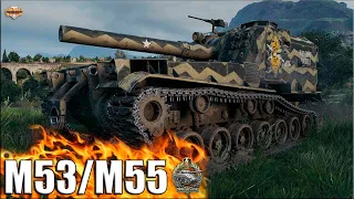 АРТА махач по взрослому 💩 World of Tanks M53/M55 лучший бой