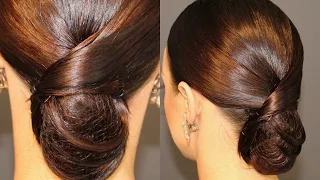 Ballroom Dancing Hair Tutorial | Sleek Low Bun with a Twist