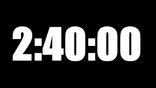 2 HOUR 40 MINUTE TIMER • 160 MINUTE COUNTDOWN TIMER ⏰ LOUD ALARM ⏰