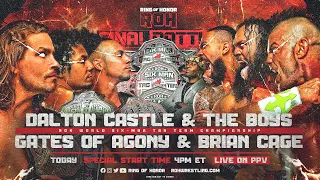 ROH 6 Man Tag Team Title | Countdown to Ring Of Honor  Final Battle, Today at 4PM ET LIVE! on PPV