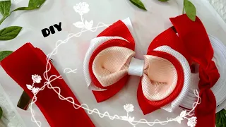 😍🎀@Шикарные бантики из ленты 4 см🎀DIY ribbon bow💓