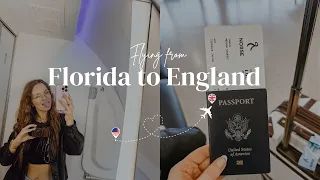 Flying from Florida to England to see my British man | Part One of my UK trip