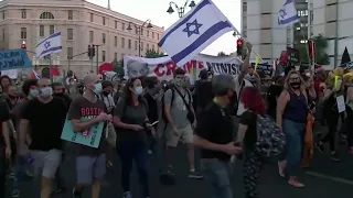 Thousands of Israelis protest over Netanyahu's handling of health crisis
