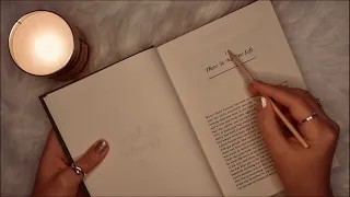 ASMR 3 hours reading in inaudible whispers (clicky mouth sounds)