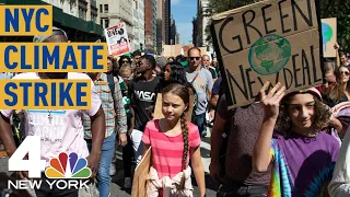 Greta Thunberg, Thousands More March in NYC Climate Strike | NBC New York