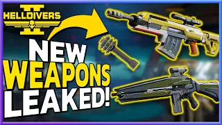 THESE WEAPONS WILL CHANGE THE GAME! | New Weapons Leaked | Helldivers 2