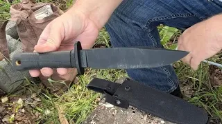 Testing out my Cold Steel: Recon Scout.