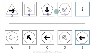 Inductive Reasoning Test 2 - Question 7