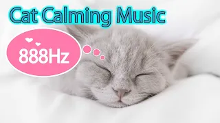 888Hz | Music to Calm Cats | Special Frequency for Cats Away from Home | Relieves cat anxiety