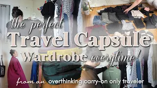 How I Create My Perfect Travel Capsule Wardrobe Using the 5 4 3 2 1 Method | Carry-on packing