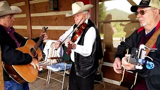 Dad in Townsend, TN at the Old Timer's Day/Homecoming Bluegrass Festival