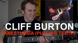 Guiar Teacher REACTS: CLIFF BURTON - Anesthesia (Pulling Teeth) - Metallica - LIVE 1983