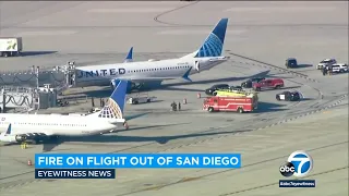 Laptop fire on plane flying out of San Diego forces emergency landing