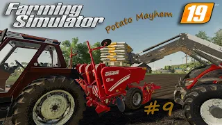 FS19 - New Woodshire - Potato Planting Mayhem - Timelapse