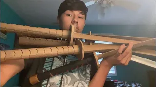 How to make a katana out of cardboard (step by step)