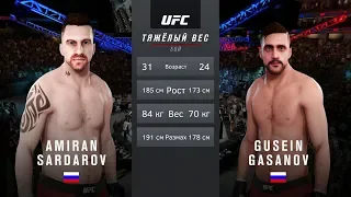 АМИРАН(ДНЕВНИК ХАЧА) vs ГУСЕЙН ГАСАНОВ в UFC БИТВА БЛОГЕРОВ