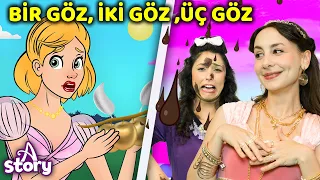 Bir Göz İki Göz Üç Göz  & Holle Anne'nin Sürprizi | Türkçe Masallar Hikayeler | A Story Turkish