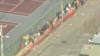 President Trump Supporters Lining Up, Camping Out Ahead Of Tuesday's Rally In Wildwood