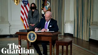 Biden signs four executive orders aimed at promoting racial equity