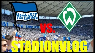 SPRACHLOS... Hertha BSC 2:4 SV Werder Bremen STADIONVLOG