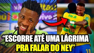 🚨 EMOCIONANTE! Olha o que o VINI JR falou HOJE DO NEYMAR e do PAQUETÁ!