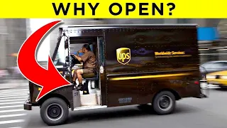 The Real Reason UPS Trucks Always Have Their Doors Open - Fact Show 1