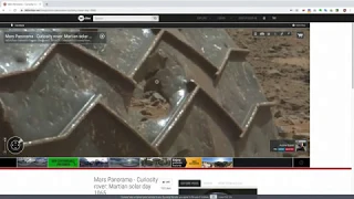 NASA Mars Curiosity Rover Wheel Holes